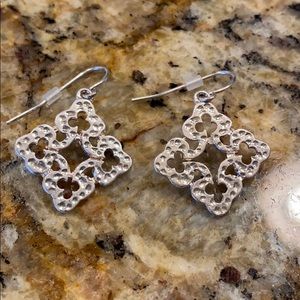 Small silver earrings